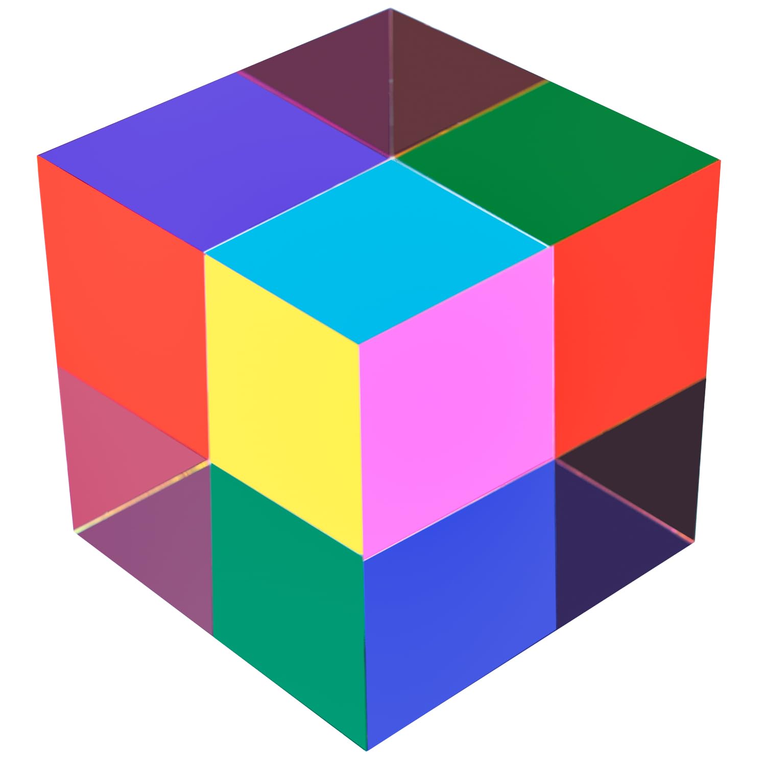 Amazon.com: ZhuoChiMall CMY Color Cube, 3.15 inch (80mm) Mixing